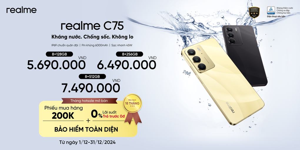 Điện thoại realme C75 ra mắt với thiết kế mới và nâng cấp tính năng - 5