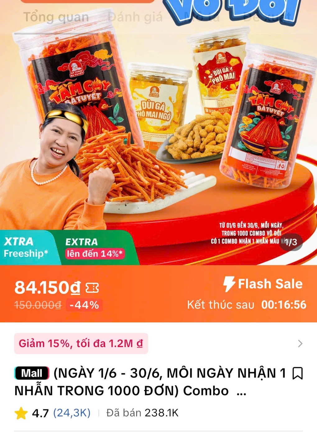 “Ăn Cùng Bà Tuyết: Những món quà vặt chốt trăm nghìn đơn trên chợ mạng - 1 “Ăn Cùng Bà Tuyết: Những món quà vặt chốt trăm nghìn đơn trên chợ mạng - 1