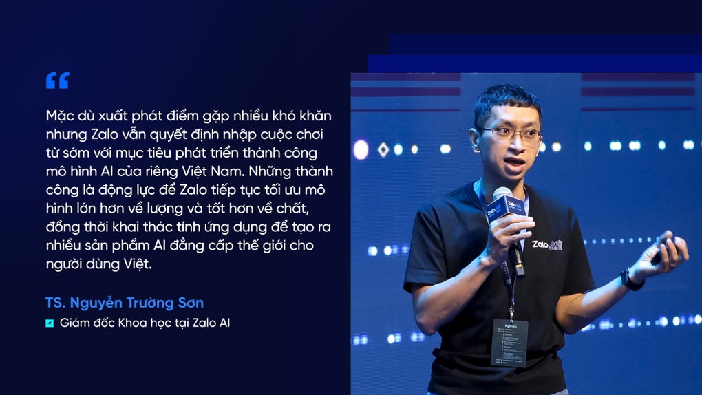Zalo phát triển mô hình AI do người Việt làm chủ - 3